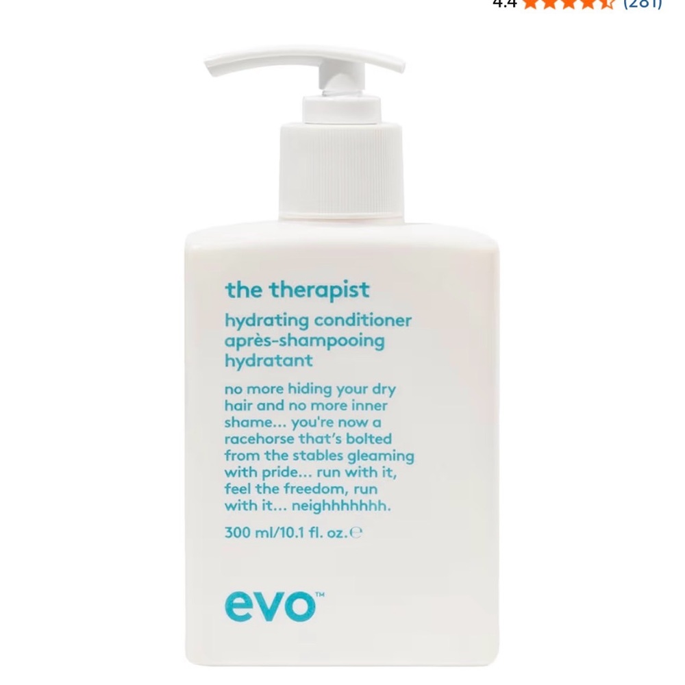 evo The Therapist Hydrating Conditioner - Hydrates, Strengthen and Softens